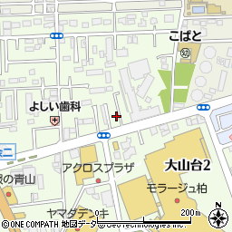 千葉県柏市十余二297-396周辺の地図