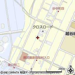 埼玉県越谷市谷中町4丁目240周辺の地図