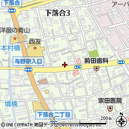 埼玉県さいたま市中央区下落合3丁目5-3周辺の地図