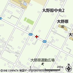 茨城県神栖市大野原中央周辺の地図