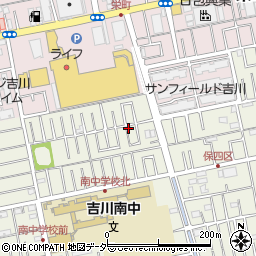 環境衛生株式会社　吉川支店周辺の地図