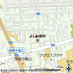 千葉県柏市十余二297-344周辺の地図