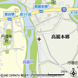 埼玉県日高市高麗本郷124周辺の地図