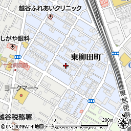埼玉県越谷市東柳田町12周辺の地図
