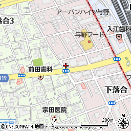 埼玉県さいたま市中央区下落合1042-1周辺の地図