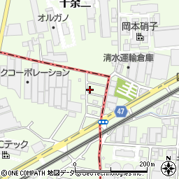 千葉県流山市駒木620-24周辺の地図