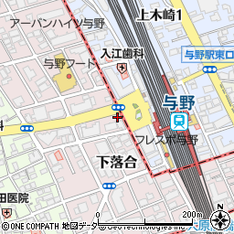 増田ヤ与野駅前店周辺の地図