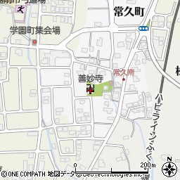 善妙寺周辺の地図