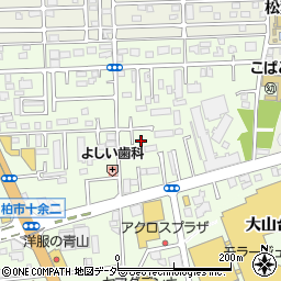 千葉県柏市十余二297-137周辺の地図