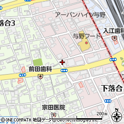 埼玉県さいたま市中央区下落合1042-4周辺の地図