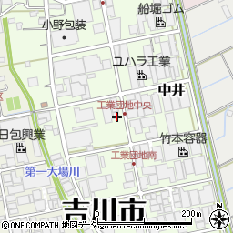 埼玉県吉川市小松川579-4周辺の地図