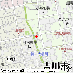 埼玉県吉川市小松川676周辺の地図