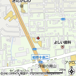 千葉県柏市十余二297-406周辺の地図