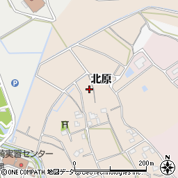 埼玉県さいたま市緑区北原周辺の地図
