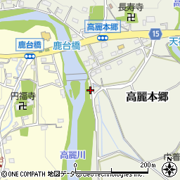 埼玉県日高市高麗本郷122周辺の地図