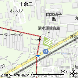 千葉県流山市駒木620-79周辺の地図