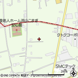 千葉県流山市駒木640周辺の地図
