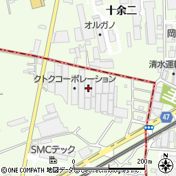 千葉県流山市駒木626-1周辺の地図