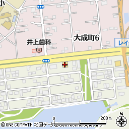 はま寿司越谷レイクタウン店周辺の地図