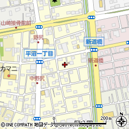 吉川市商工会周辺の地図