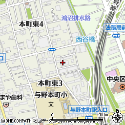 有限会社埼新鐵工周辺の地図