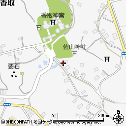 千葉県香取市香取241周辺の地図