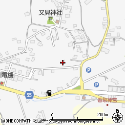 千葉県香取市香取1349周辺の地図