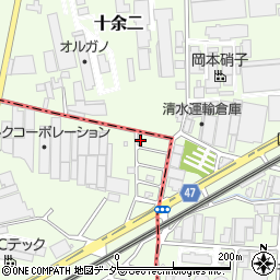 千葉県流山市駒木620-17周辺の地図