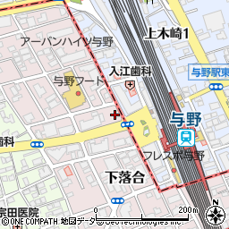 埼玉県さいたま市中央区下落合1032-9周辺の地図