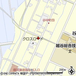 埼玉県越谷市谷中町4丁目234周辺の地図