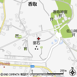 千葉県香取市香取1677周辺の地図