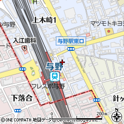 大栄パーク与野東口第３臨時パーク駐車場周辺の地図