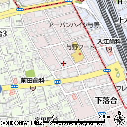 埼玉県さいたま市中央区下落合1023-3周辺の地図