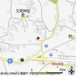 千葉県香取市香取1348周辺の地図