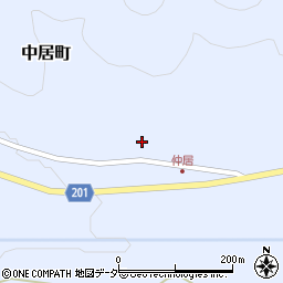 福井県越前市中居町周辺の地図