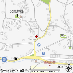 千葉県香取市香取1333周辺の地図