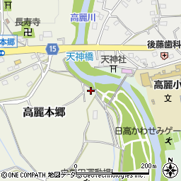 埼玉県日高市高麗本郷33周辺の地図