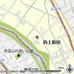 埼玉県さいたま市岩槻区釣上新田498周辺の地図