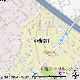 〒350-1150 埼玉県川越市中台南の地図