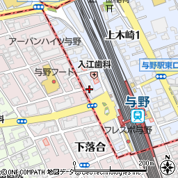ドラッグスギ与野駅西口店周辺の地図
