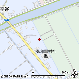 茨城県稲敷郡河内町生板3603周辺の地図