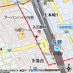 三井住友銀行与野駅前 ＡＴＭ周辺の地図
