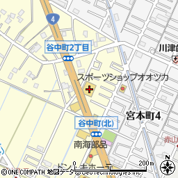 埼玉県越谷市谷中町2丁目290周辺の地図