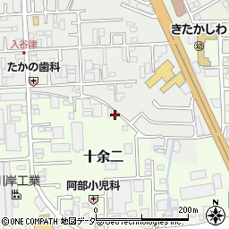 千葉県柏市十余二313-438周辺の地図