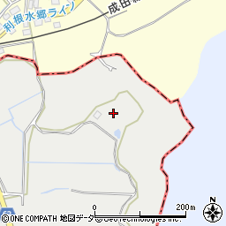 千葉県成田市名木25周辺の地図