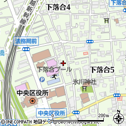 埼玉県さいたま市中央区下落合5丁目13周辺の地図
