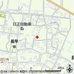 茨城県河内町（稲敷郡）長竿周辺の地図