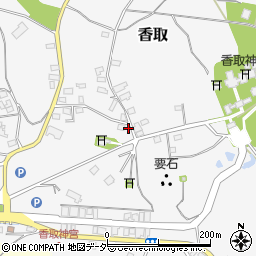 千葉県香取市香取1658周辺の地図