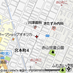 大伸化学株式会社　男子寮周辺の地図