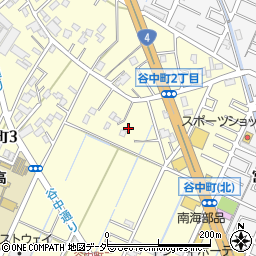 埼玉県越谷市谷中町2丁目323周辺の地図